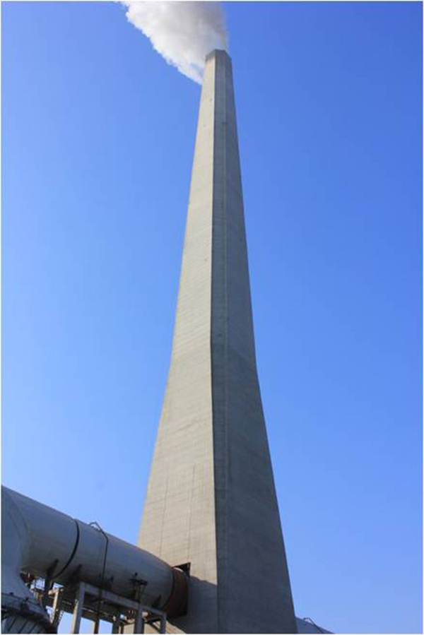 大唐安徽淮北虎山电厂2×660MW机组240m异型“海之光”烟囱工程.jpg 大唐安徽淮北虎山电厂2×660MW机组240m异型“海之光”烟囱工程.jpg